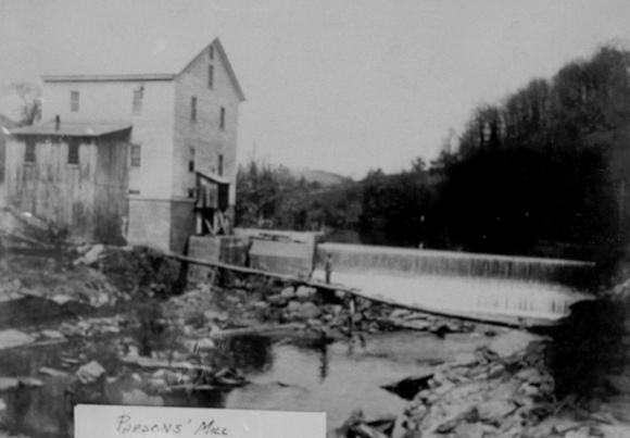 Parsons' Mill, Wilson Creek with Footbridge